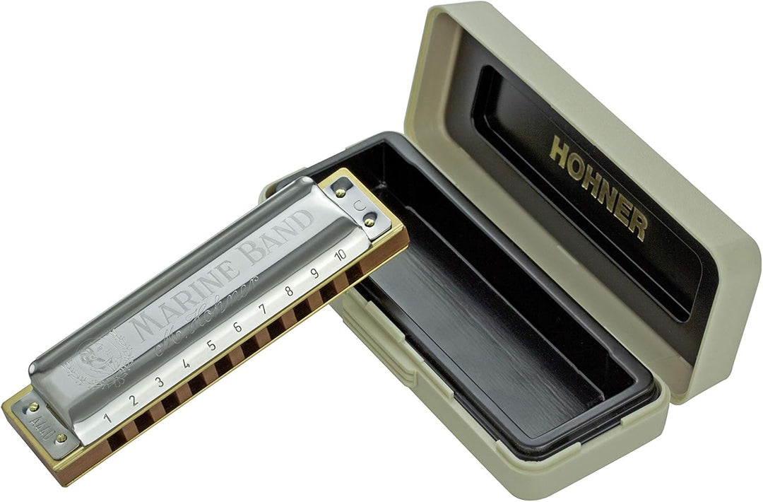 Hohner Mundharmonika Marine Band in G Single, Single
