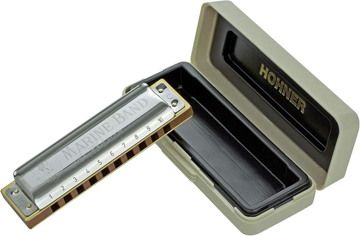 Hohner Mundharmonika Marine Band in G Single, Single
