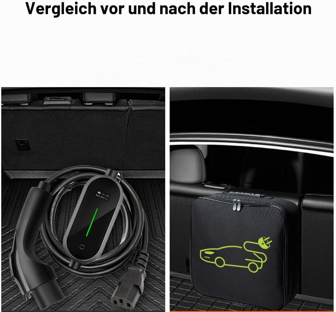Kabel Organizer &amp; Tragbare Ladekabel Tasche für Elektroauto
