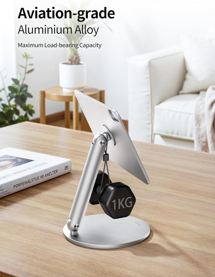 LULULOOK Magnetisch iPad mini 7 Ständer mit 360° Drehbar Basis, Faltbar Einstellbar Mini 6 Halterung