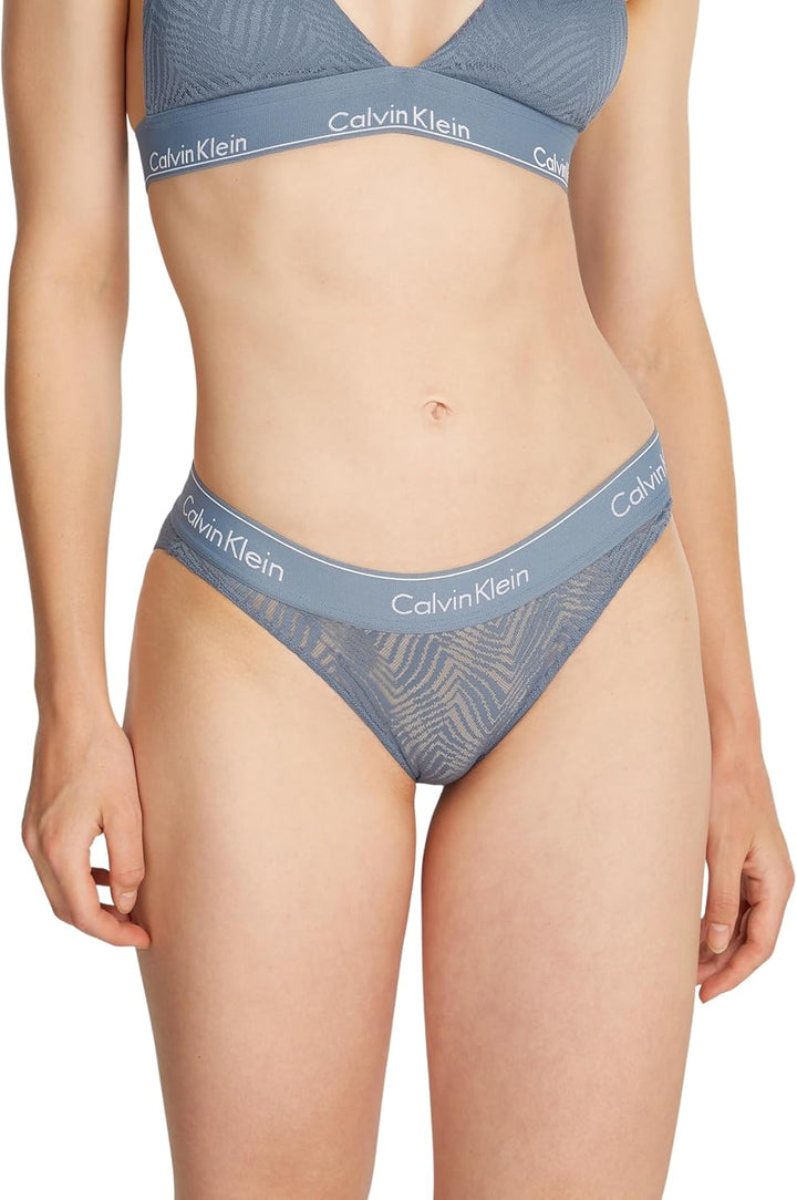 Calvin Klein Damen Slip Bikini Form Unterwäsche XL Blau (Plein Air), XL Blau (Plein Air)