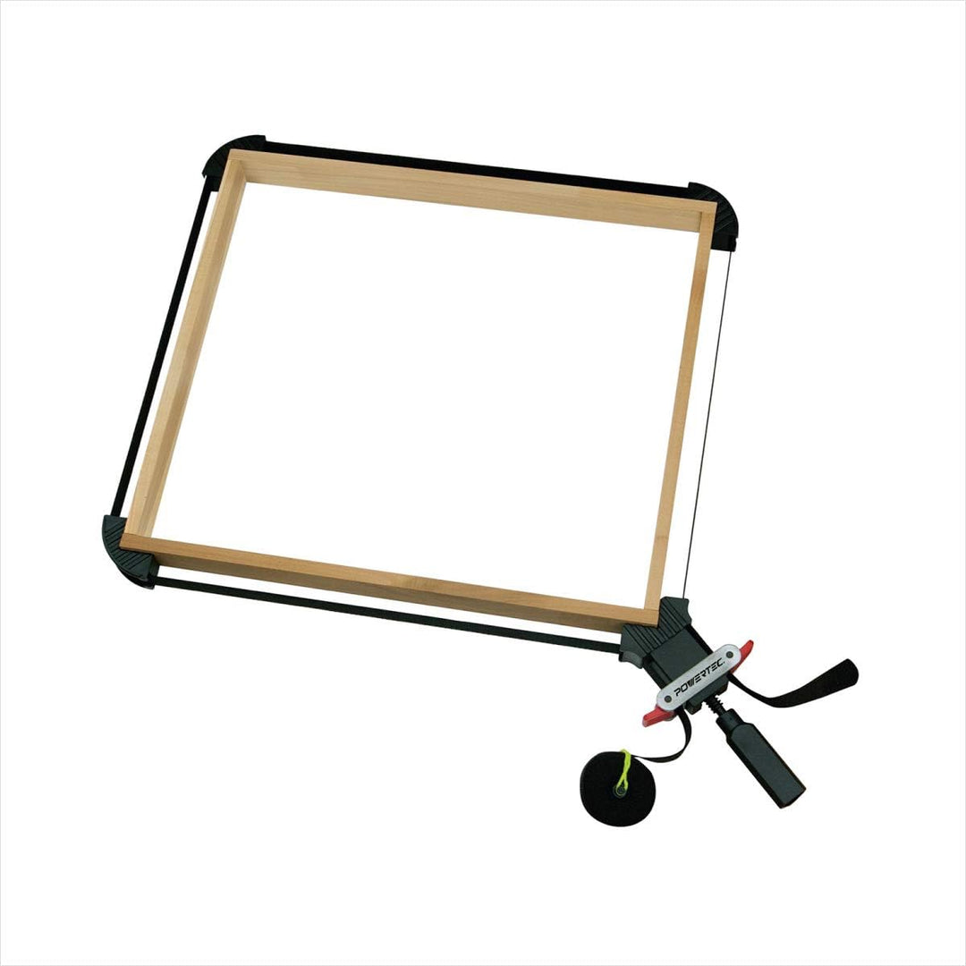 POWERTEC 71017 Schnellspannbandklemme | Holzbearbeitungsrahmen Klemmgurt Halter Basic, Basic