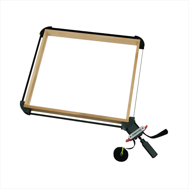 POWERTEC 71017 Schnellspannbandklemme | Holzbearbeitungsrahmen Klemmgurt Halter Basic, Basic
