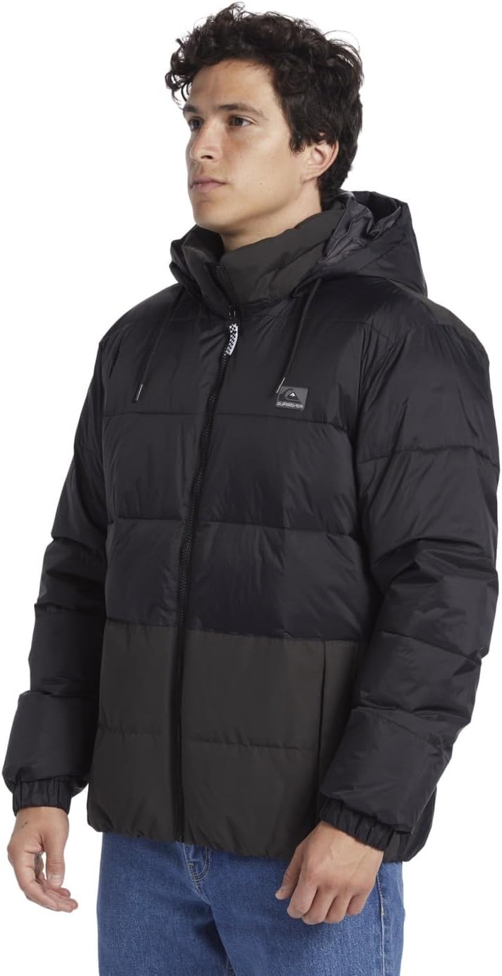 Quiksilver Jungen Wolfs Shoulder Ls Windbreaker (1er Pack) XL Schwarz, XL Schwarz