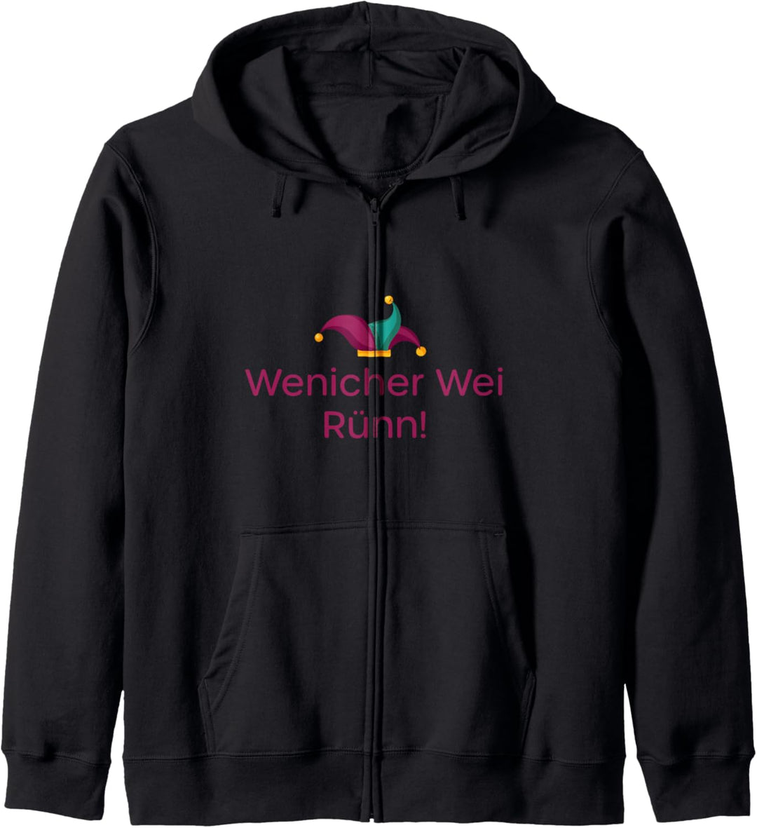 Wenicher Wei Rünn! Verkleidung Outfit Kostüm Kapuzenjacke