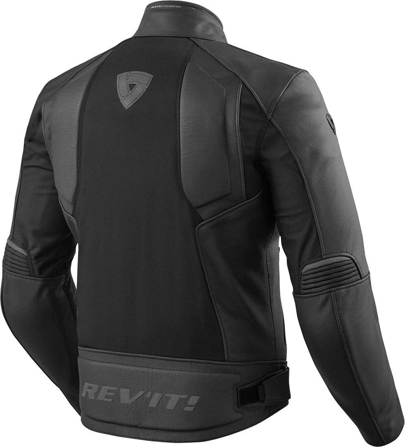 Revit Ignition 3 Motorrad Leder/Textil Jacke (Black,46)