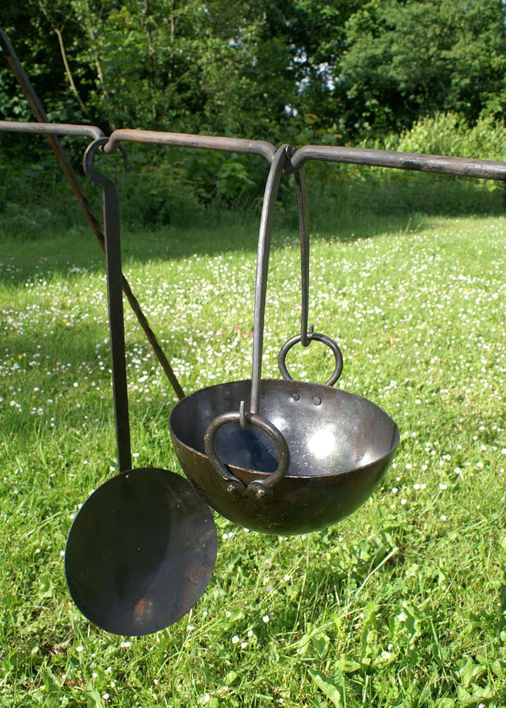 Ulfberth - Mittelalterliche Stahlstange für Dreibeine ca. 120 cm - Ideal für Reenactment, LARP und H