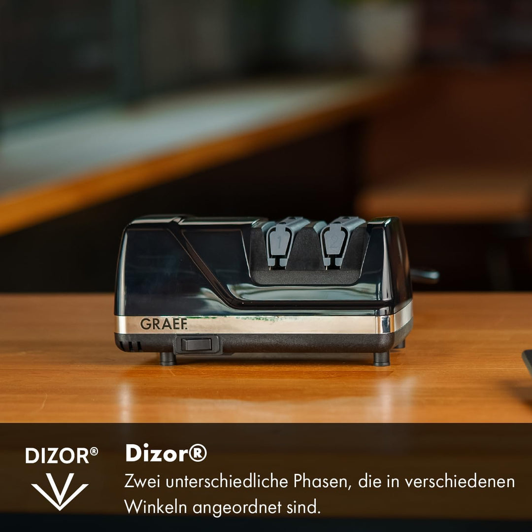GRAEF Messerschärfer CX110 15° Schleifwinkel, schwarz