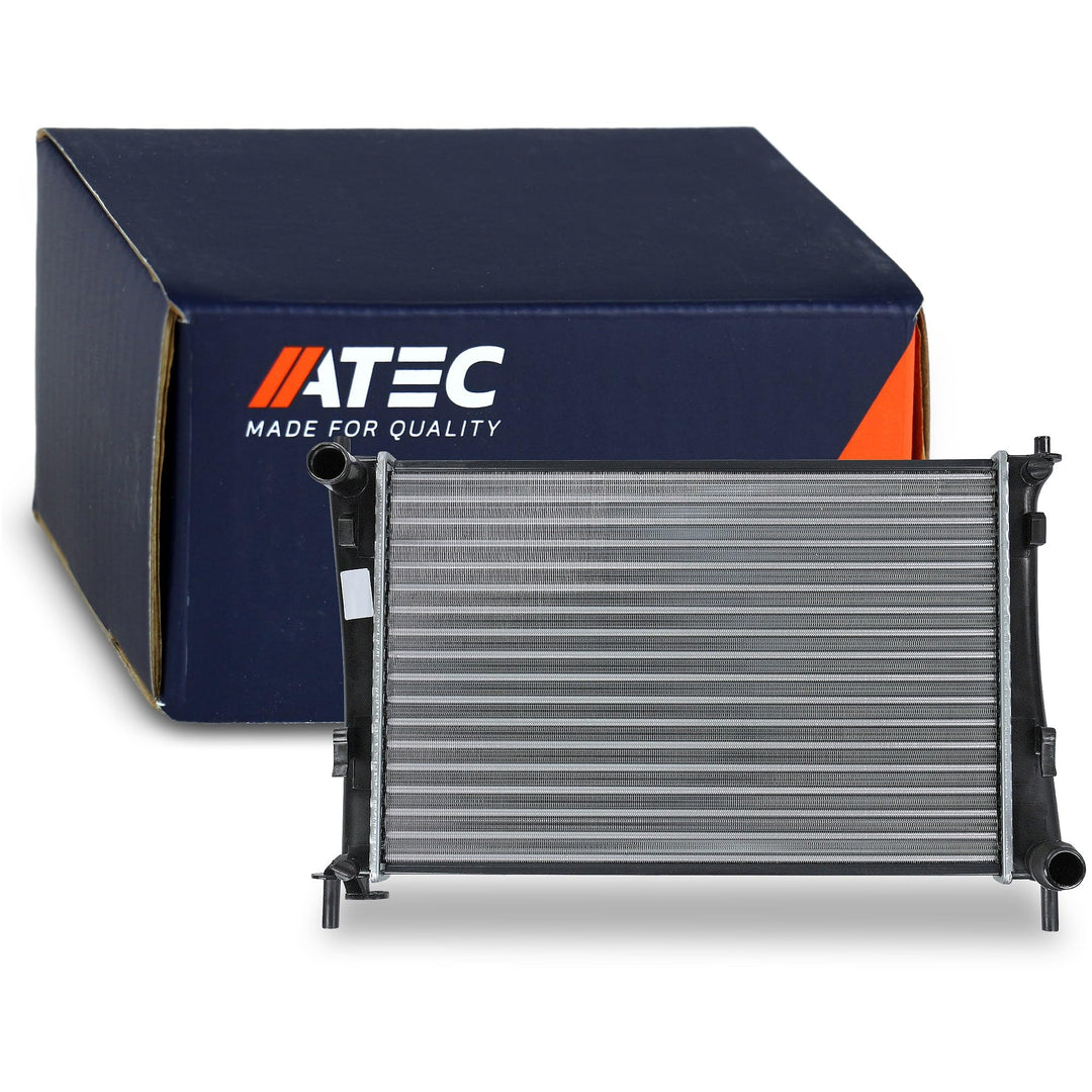ATEC Germany 1x Motorkühler Wasserkühler für PKW mit Schaltgetriebe Kompatibel mit FORD FIESTA Mk5 (