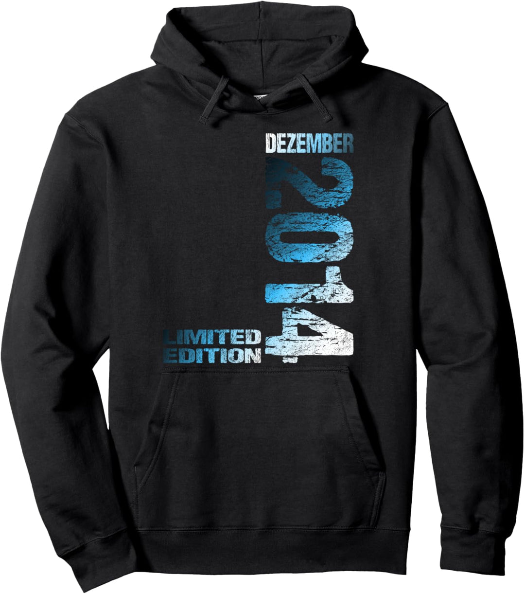 Dezember 2014 Junge Mädchen 9. Geburtstag Limited Edition Pullover Hoodie
