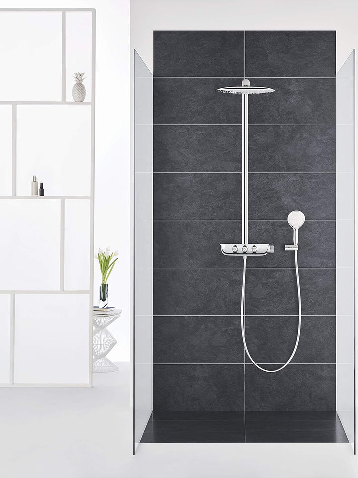 GROHE Rainshower SmartControl Duo 360 - Duschsystem mit Thermostatbatterie (Wandmontage, 3 Strahlart