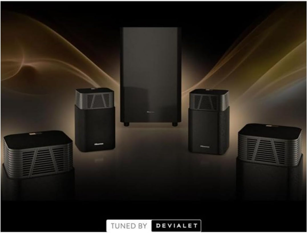 Soundbar Hisense 20015127 HT SATURN 4.1.2 Subwoofer wireless Black 4.1.2 Ch Dolby Atmos &amp; DTS:X 2025