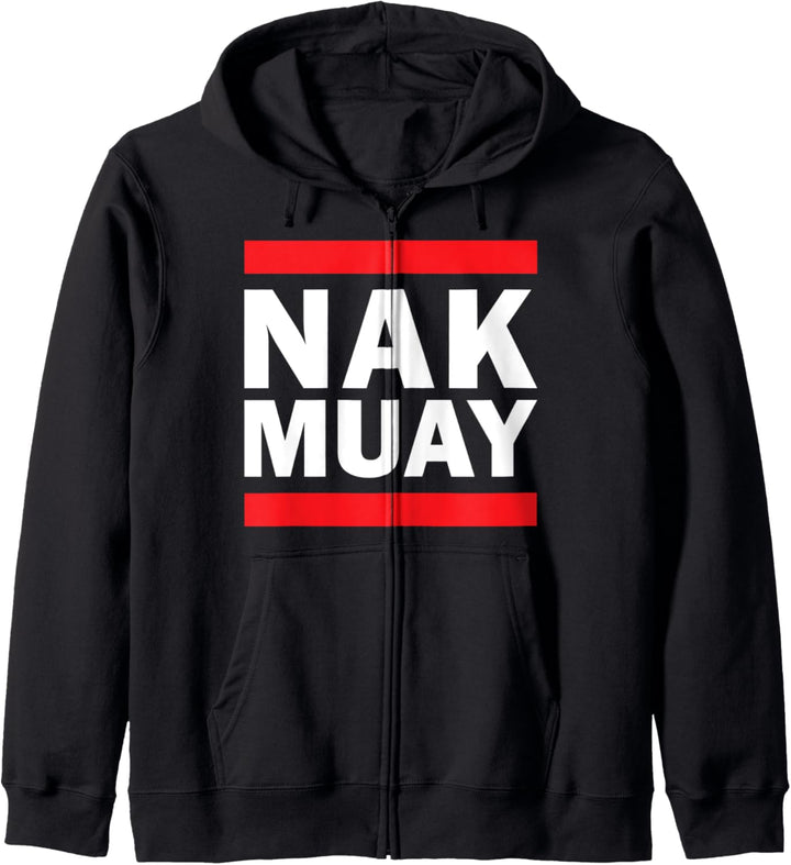 Nak Muay Thai Kickboxen Fighter Kämpfer MMA Kapuzenjacke