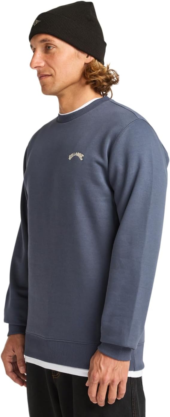 Billabong Herren Arch Cr Pullover (1er Pack) S Blau (Shady Blue), S Blau (Shady Blue)