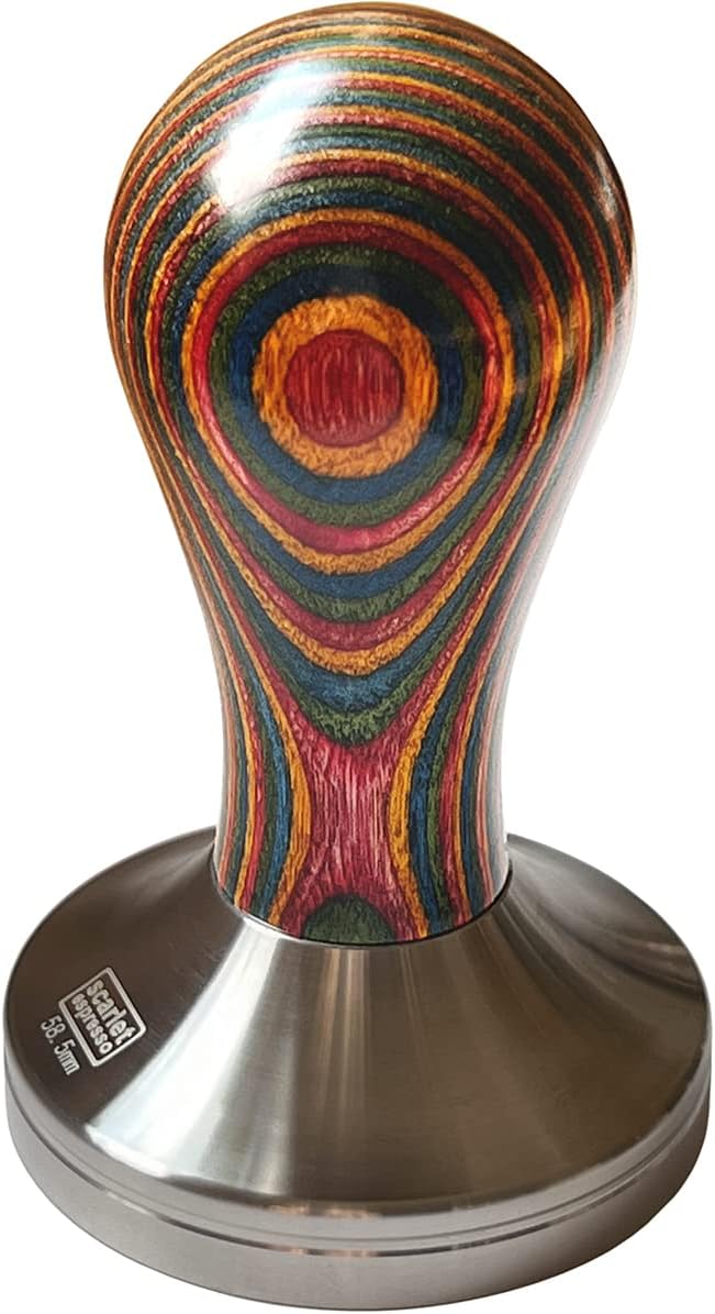 scarlet espresso | Tamper »classic colorato«, stilvoller Espresso-Stempel mit ergonomischem Griff au