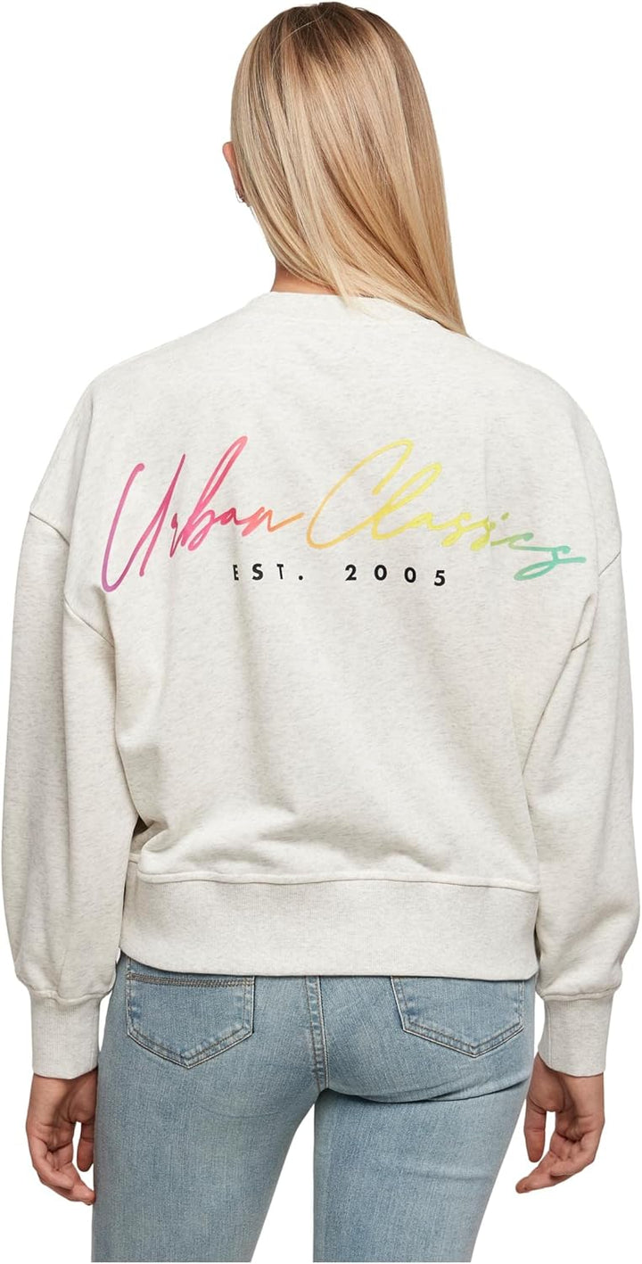 Urban Classics Damen Sweatshirt, Lightgrey