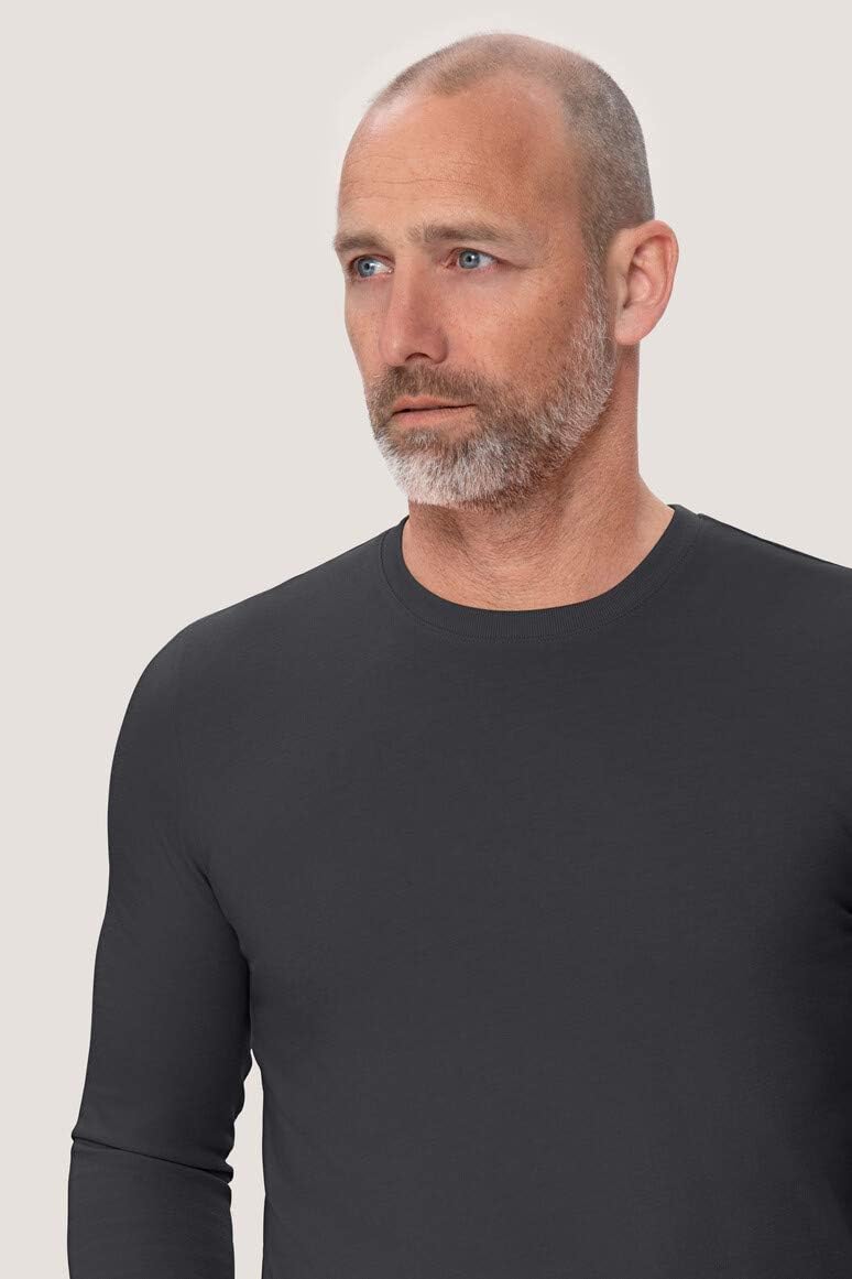 Hakro Longleeve Performance, XS Karbongrau