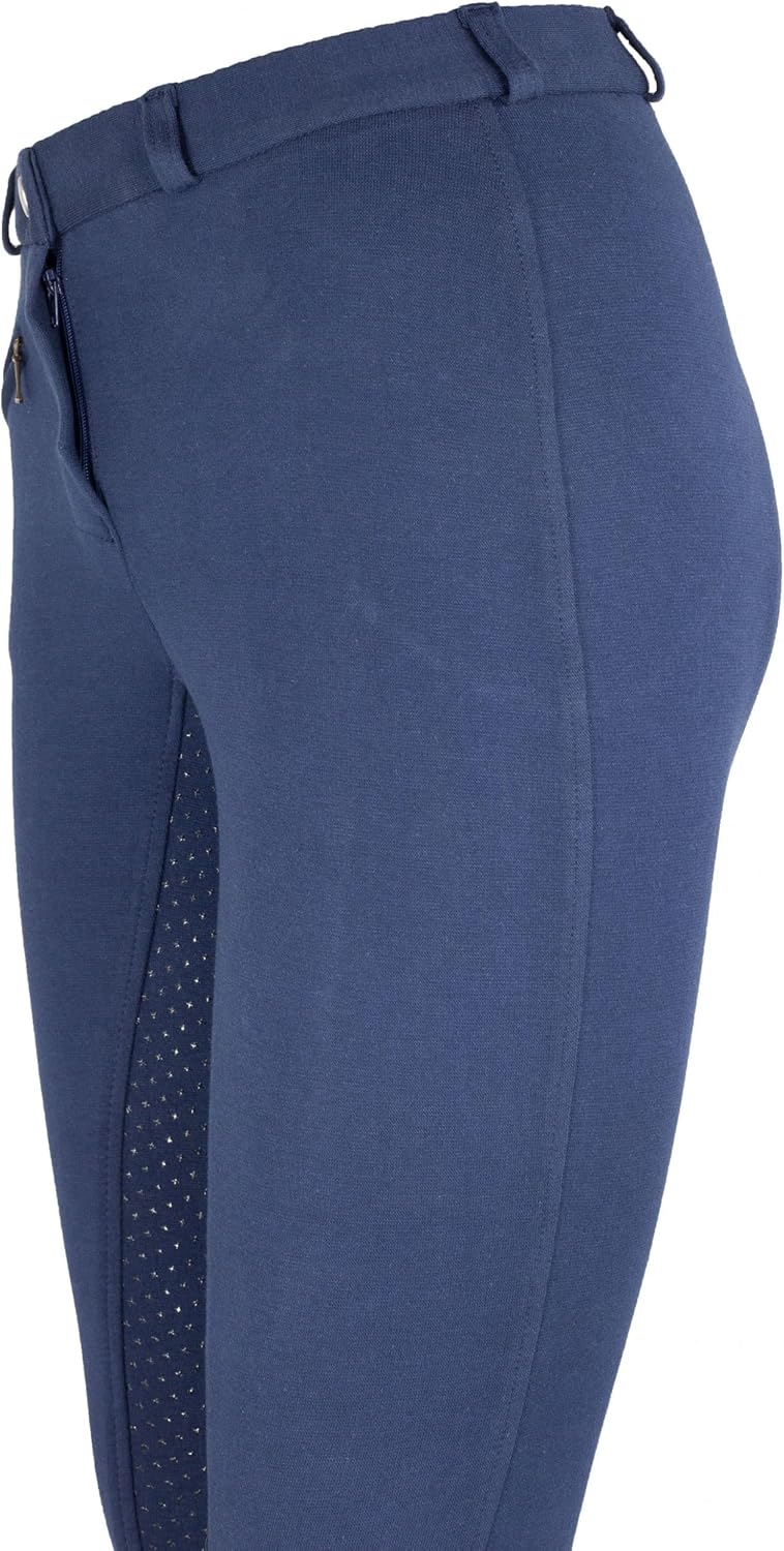 RL24 - Damen Reithose Silikon Vollbesatz Flex BASICLINE 48 Dunkelblau, 48 Dunkelblau