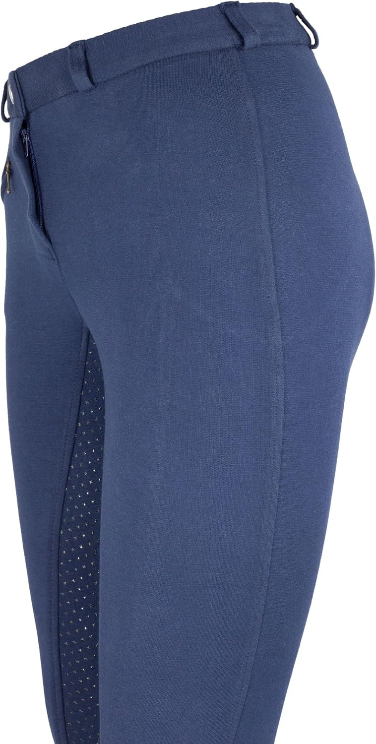 RL24 - Reithose für Damen Flex Basicline | Reiterhose mit Tasche &amp; Silikon-Vollbesatz | elastische &amp;