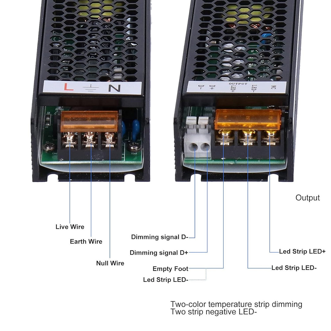 LED Dimmbare Stromversorgung, Slim Triac und 0-10 V DIMPS-, und OUTLAD-Schutz, Flackern Frei, 150 W