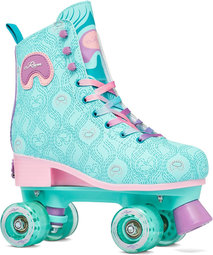 RAVEN Rollschuhe Roller Skates für Kinder Erwachsene Mädchen Damen verstellbar 31-34 (20-21,5cm) Pav