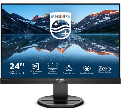 Philips 240B9-24 Zoll WUXGA Monitor, höhenverstellbar (1920x1200, 75 Hz, VGA, HDMI, DisplayPort, USB