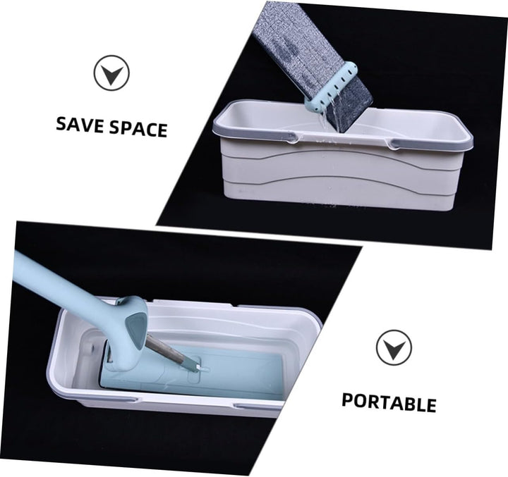 Ipetboom Flacher Moppeimer Putzeimer Werkzeug Mopp-ablaufeimer Aus Kunststoff Wischeimer Für Zu Haus