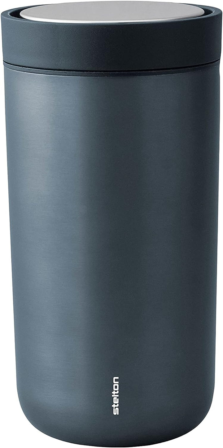 Stelton To-Go Click - Thermobecher, doppelwandige Isolierflasche - Rostfreier, auslaufsicherer Kaffe