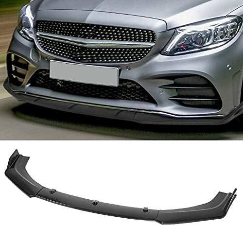 Frontstossstange Lip Spoiler, 3pcs Auto Frontstossstange Lip Splitter Spoiler Antikollision Wasserdi