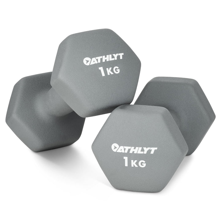 Athlyt - Neopren hanteln gewichte 2 x 1 kg, 2 x 1 kg