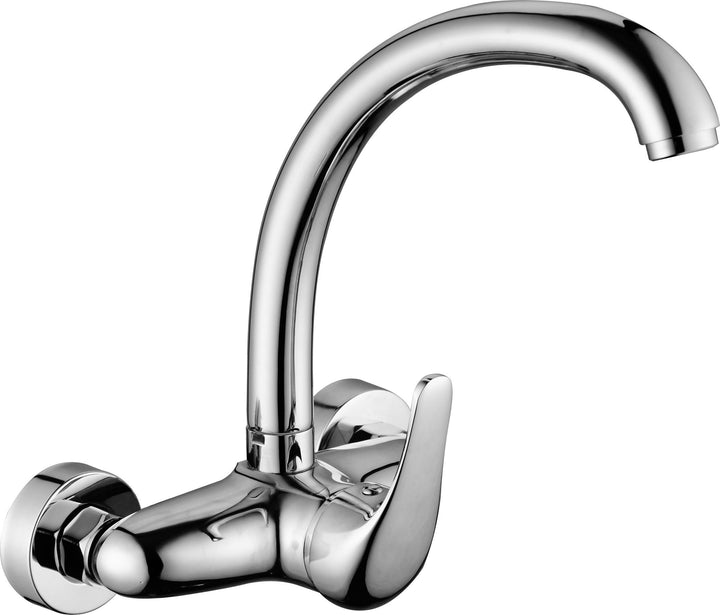 DP bath GCP150 Einhebelmischarmatur Wandinstallation hoher Auslauf 150 Peonia, Silber