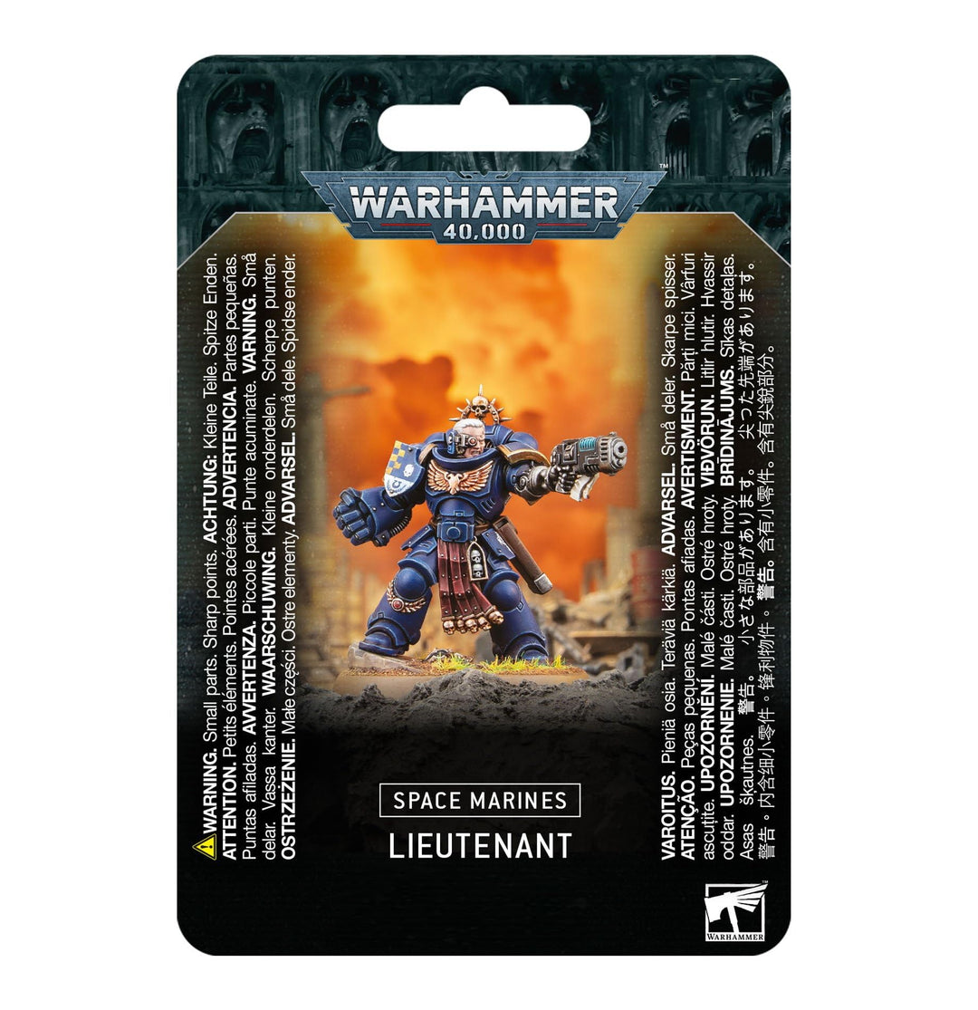Games Workshop - Warhammer 40.000 - Space Marines: Lieutenant (Edition 2023), Blau
