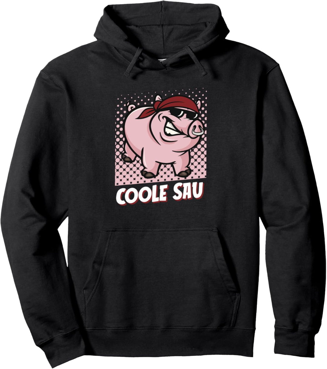 Coole Sau Schweinebauer - Schweinchen Ferkel Schwein Pullover Hoodie