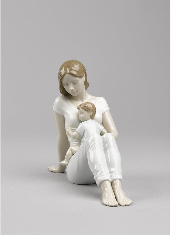 LLADRÓ Figur Mutterliebe. Mutter. Porzellan.