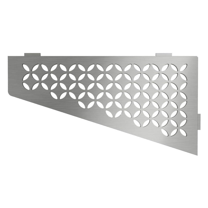 Schlüter Shelf-E-S3 Floral Edelstahl gebürstet Quadrilat Corner - Floral, Quadrilat Corner - Floral