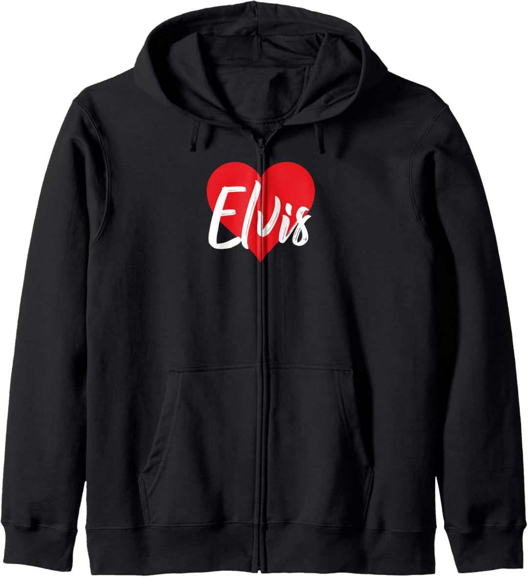 Amo a Elvis Primer Nombre Yo Corazón Kapuzenjacke