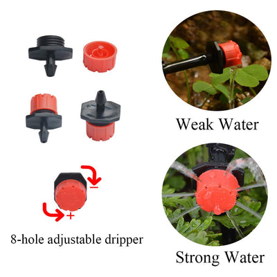 Kalolary Bewässerungssystem Garten 25m, Bewässerungssets Micro Drip Bewässerung Kit Automatische Spr