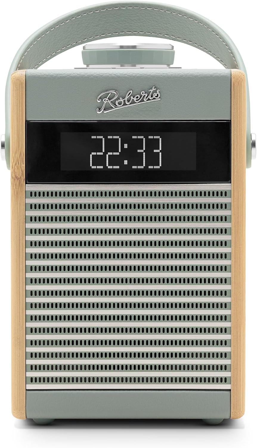 Rambler Midi Retro-Radiowecker, tragbar, Dab+/FM/Bluetooth, Himmelblau
