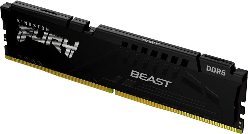 Kingston FURY Beast Schwarz XMP DDR5 64GB 6000MT/s CL40 DIMM Desktop Speicher (Kit mit 4) - KF560C40