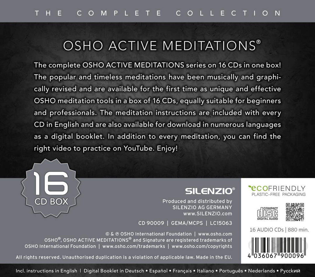 Osho Active Meditations - The Complete Collection, Audio-CD