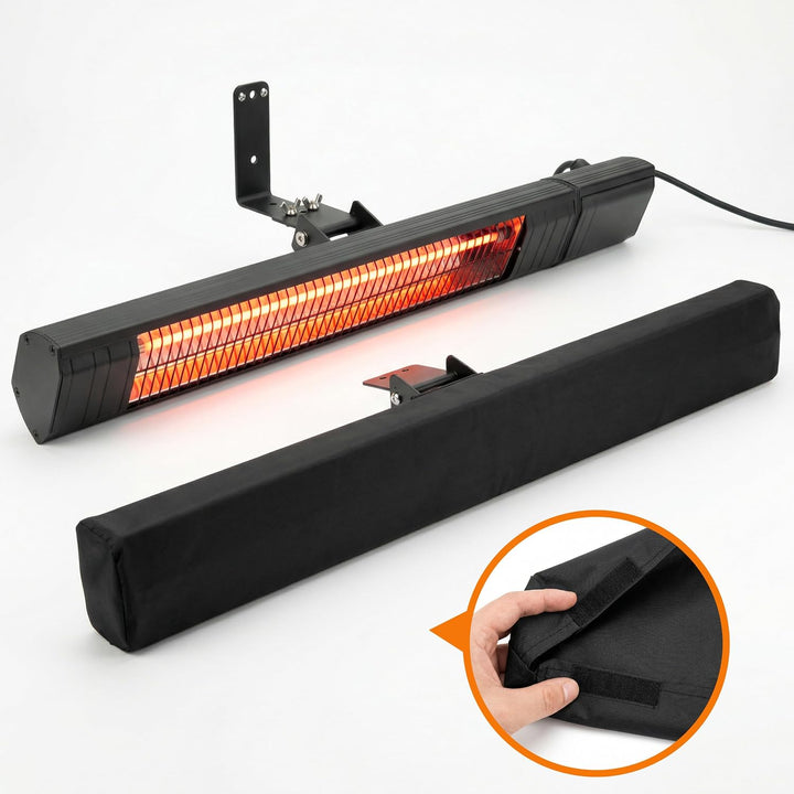 Heizstrahler Abdeckung Schutzhülle für Climative RAY 86x28 cm, Wetterschutzhülle für Infrarotstrahle