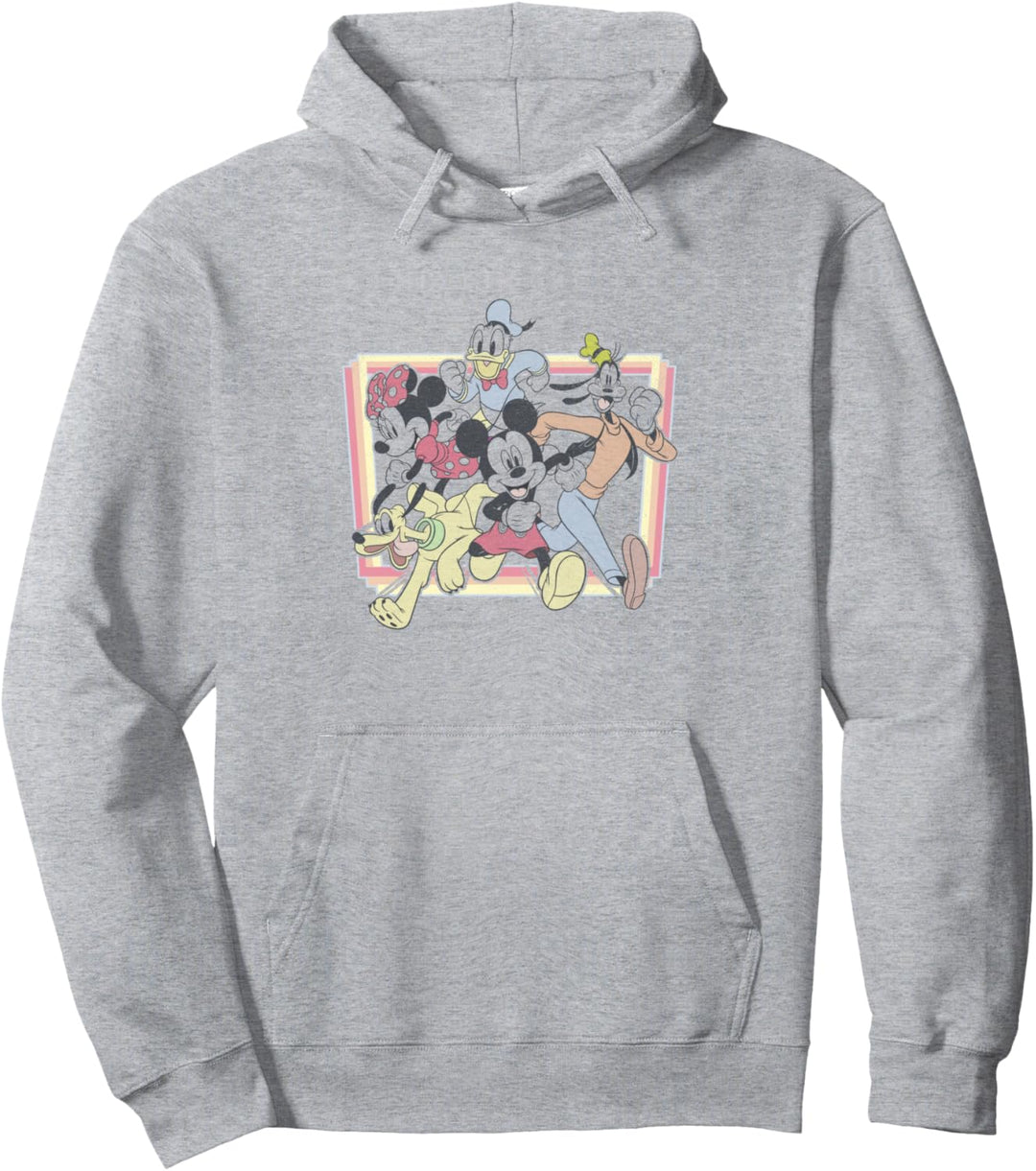 Disney Mickey & Friends Boxed Break Out Group Pullover Hoodie