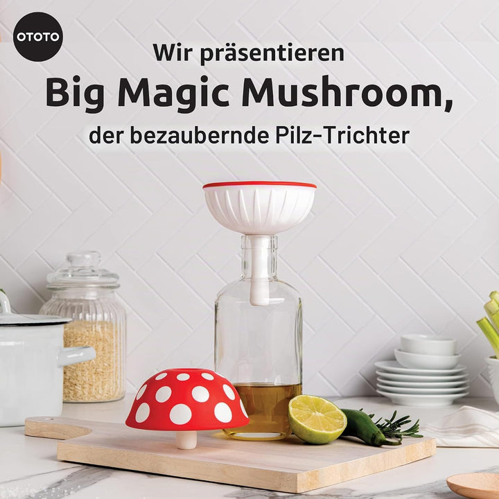 Faltbarer Küchentrichter, grosser Trichter, magischer Pilz 17839, 17839