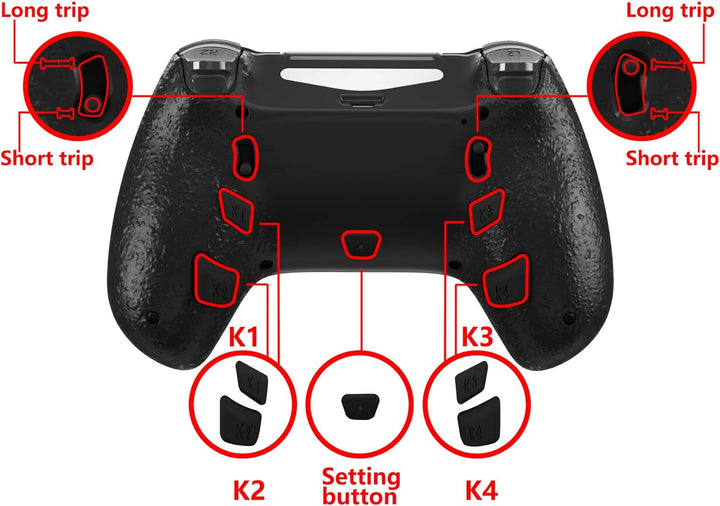 eXtremeRate DECADE-Turnier-Controller(DTC) Remap Kit für ps4 Controller JDM-040/050/055, Remap Board
