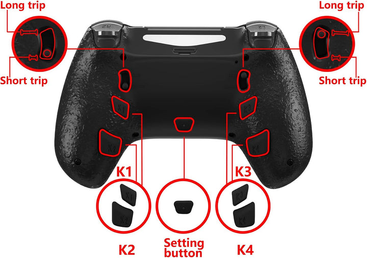 eXtremeRate Decade-Turnier-Controller(DTC) Remap Kit für ps4 Controller JDM-040/050/055, Remap Board