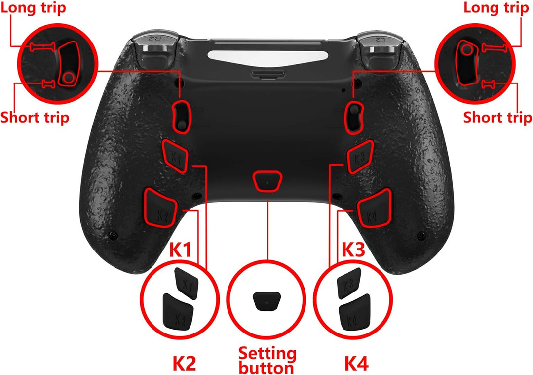eXtremeRate DECADE-Turnier-Controller(DTC) Remap Kit für ps4 Controller JDM-040/050/055, Remap Board