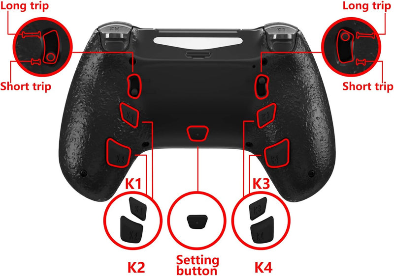 eXtremeRate DECADE-Turnier-Controller(DTC) Remap Kit für ps4 Controller JDM-040/050/055, Remap Board