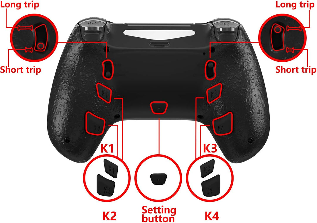 eXtremeRate DECADE-Turnier-Controller(DTC) Remap Kit für ps4 Controller JDM-040/050/055, Remap Board