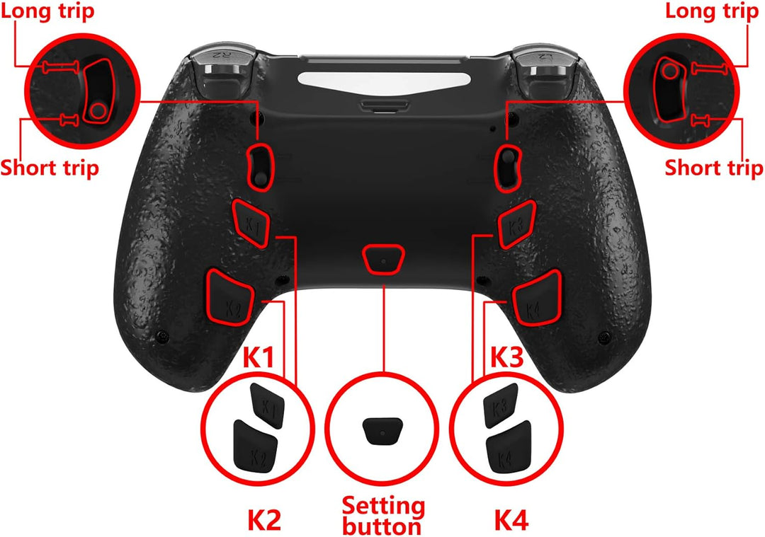 eXtremeRate Decade-Turnier-Controller(DTC) Remap Kit für ps4 Controller JDM-040/050/055, Remap Board