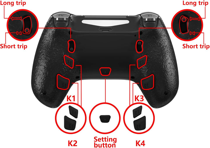 eXtremeRate Decade-Turnier-Controller(DTC) Remap Kit für ps4 Controller JDM-040/050/055, Remap Board